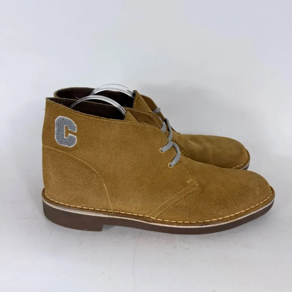 Clarks Bushacre 2 Chukka Boot Men's 9 Brown Lace-Up Round Toe Block Heel Casual